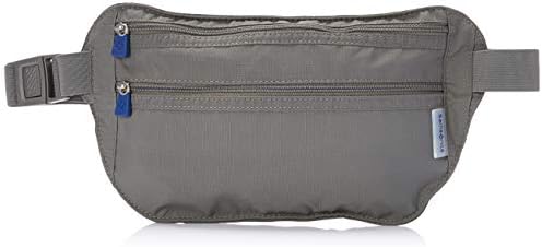 Accessoires de voyage Samsonite Global - Ceinture porte-monnaie RFID, 26 cm, 1 litre, gris éclipse