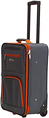 Ensemble de valises souples Rockland Journey, extensibles, anthracite, 4 pièces (14/19/24/28) – Image 6