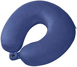 Samsonite Global Travel Accessories - Memory Moard Travel Pillow, 30 cm, 1 litre, Bleu de minuit