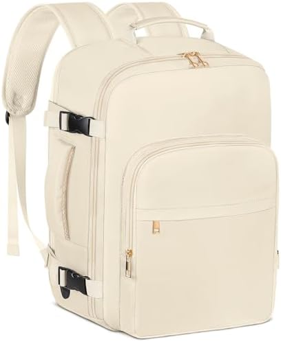 OTAHGK Sac à Dos de Voyage pour Femme Bagage à Main Avion pour Easyjet, 40 l TSA Amical Bagages Cabine Sacs à Main 45×36×20 Grand Sac à Dos de Voyage pour 17 Pouces Sac à Dos étanche Sac de