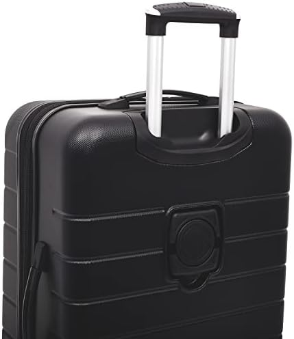 Ensemble de bagages intelligents Wrangler avec porte-gobelet, port USB et support pour téléphone, noir, 2 pièces – Image 6
