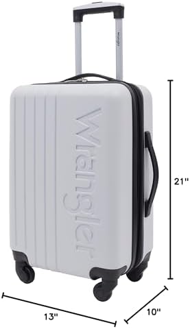 Ensemble de bagages Wrangler, gris, cabine 20 pouces – Image 8