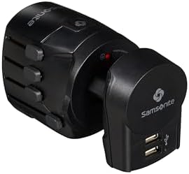 Samsonite Travel Accessoires - World Adapter Pro 3 -P + USB, Noir (Noir) – Image 2