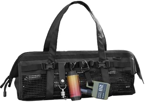 Sac de rangement pour accessoires de camping, sac de transport pour piquets de tente, sac de rangement polyvalent, organisateur d'équipement de camping, sac de rangement pour randonnée, sac de rangement pour pique-nique, rangement d'accessoires de voyage, matériel de pêche – Image 9