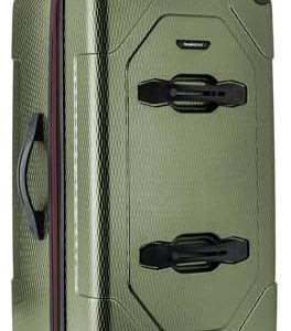 Valise rigide extensible Traveler's Choice Maxporter II 30 pouces, vert foncé