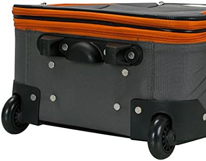 Ensemble de valises souples Rockland Journey, extensibles, anthracite, 4 pièces (14/19/24/28) – Image 4