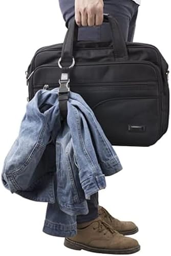 Runrayay Sangle de bagage pour veste, sangles de bagage, ceintures de valise, accessoires de voyage, gardez les mains libres et transportez facilement vos bagages supplémentaires, noir – Image 3