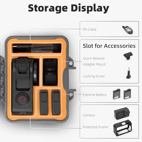 Organiseur de voyage pour appareils électroniques, rangement antichoc pour appareil photo, étui étanche pour appareils électroniques, sac pour accessoires d'appareil photo, étui pour accessoires électroniques, étui de rangement pour piles, organiseur de rangement pour cordons, équipement photo – Image 7