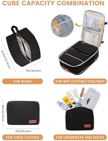 LOVEVOOK Sac à Dos Voyage Sac Cabine Avion Bagages Valise Easyjet Ryanair 45x36x20 Sac à Dos Femme Homme Étanche Sac à Dos Pour Ordinateur Portable Sac Porté Dos Backpack pour Travail École Loisir – Image 8