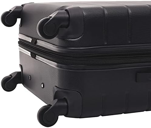 Ensemble de bagages intelligents Wrangler avec porte-gobelet, port USB et support pour téléphone, noir, 2 pièces – Image 7