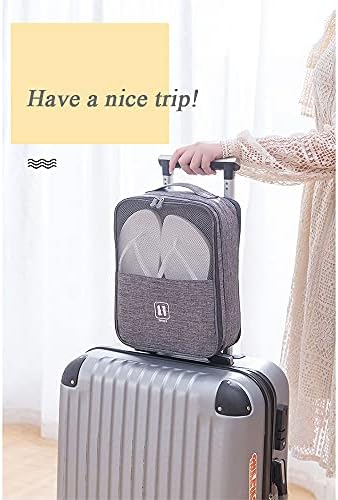 Sac à Chaussures de Voyage Housses Chaussures Portable, étanche à la poussière, imperméable et Respirant, Peut être utilisé en Combinaison avec Une Valise à roulettes. – Image 6