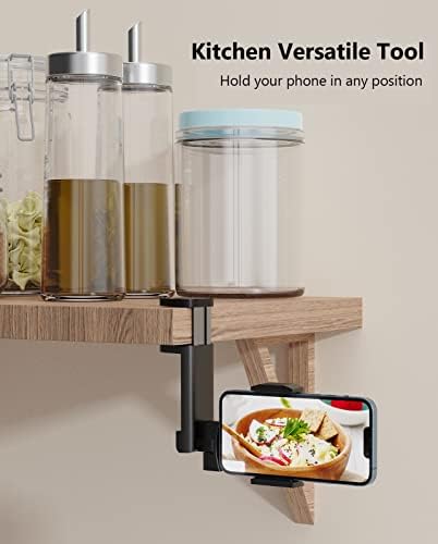 MiiKARE Support Universel pour Téléphone Portable Réglable en C avec Support en Caoutchouc Durable Rotatif à 360° pour Téléphone Portable, Prise en Main Sécurisée sur Bureau, Lit, Voyage – Image 7