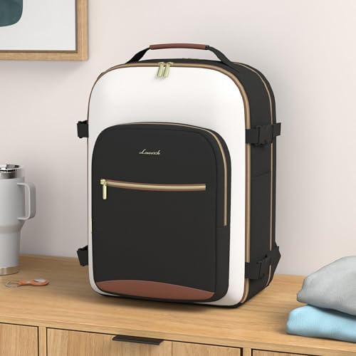 LOVEVOOK Sac à Dos Voyage Sac Cabine Avion Bagages Valise Easyjet Ryanair 45x36x20 Sac à Dos Femme Homme Étanche Sac à Dos Pour Ordinateur Portable Sac Porté Dos Backpack pour Travail École Loisir – Image 2