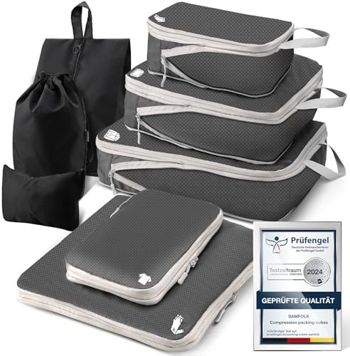 Sacs de rangement à compression imperméables pour organisation de sacs à dos et valises Accessoires de voyage