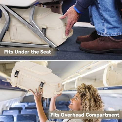 OTAHGK Sac à Dos de Voyage pour Femme Bagage à Main Avion pour Easyjet, 40 l TSA Amical Bagages Cabine Sacs à Main 45×36×20 Grand Sac à Dos de Voyage pour 17 Pouces Sac à Dos étanche Sac de – Image 3