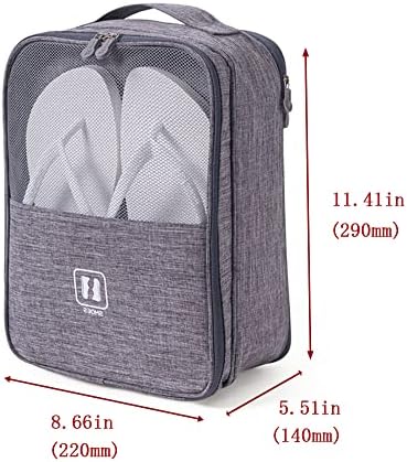 Sac à Chaussures de Voyage Housses Chaussures Portable, étanche à la poussière, imperméable et Respirant, Peut être utilisé en Combinaison avec Une Valise à roulettes. – Image 5