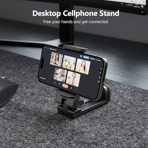 MiiKARE Support Universel pour Téléphone Portable Réglable en C avec Support en Caoutchouc Durable Rotatif à 360° pour Téléphone Portable, Prise en Main Sécurisée sur Bureau, Lit, Voyage – Image 4