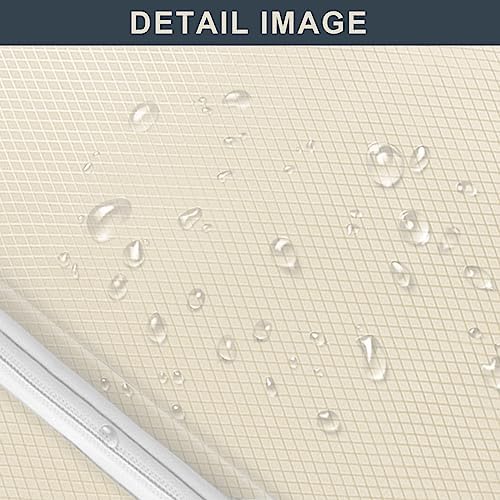 Lannvan Ensemble de 8 Organisateur Valise,Rangement Valise Organisateur Avec Compression,Organiseurs de Bagage,Packing Cubes Compression,Sacs de Rangement pour Rangement de Valise et Voyage,Beige – Image 6