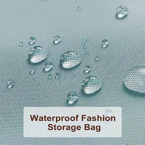 Organiseur de valise de voyage, sac de voyage, organiseur de bagages, étanche, sacs à vêtements pour vêtements, sous-vêtements, cosmétiques, bleu – Image 5