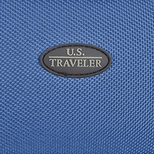 Valise cabine légère U.S. Traveler Rio, 50 cm, souple, extensible, durable, pour affaires et voyage, bleue, lot – Image 9